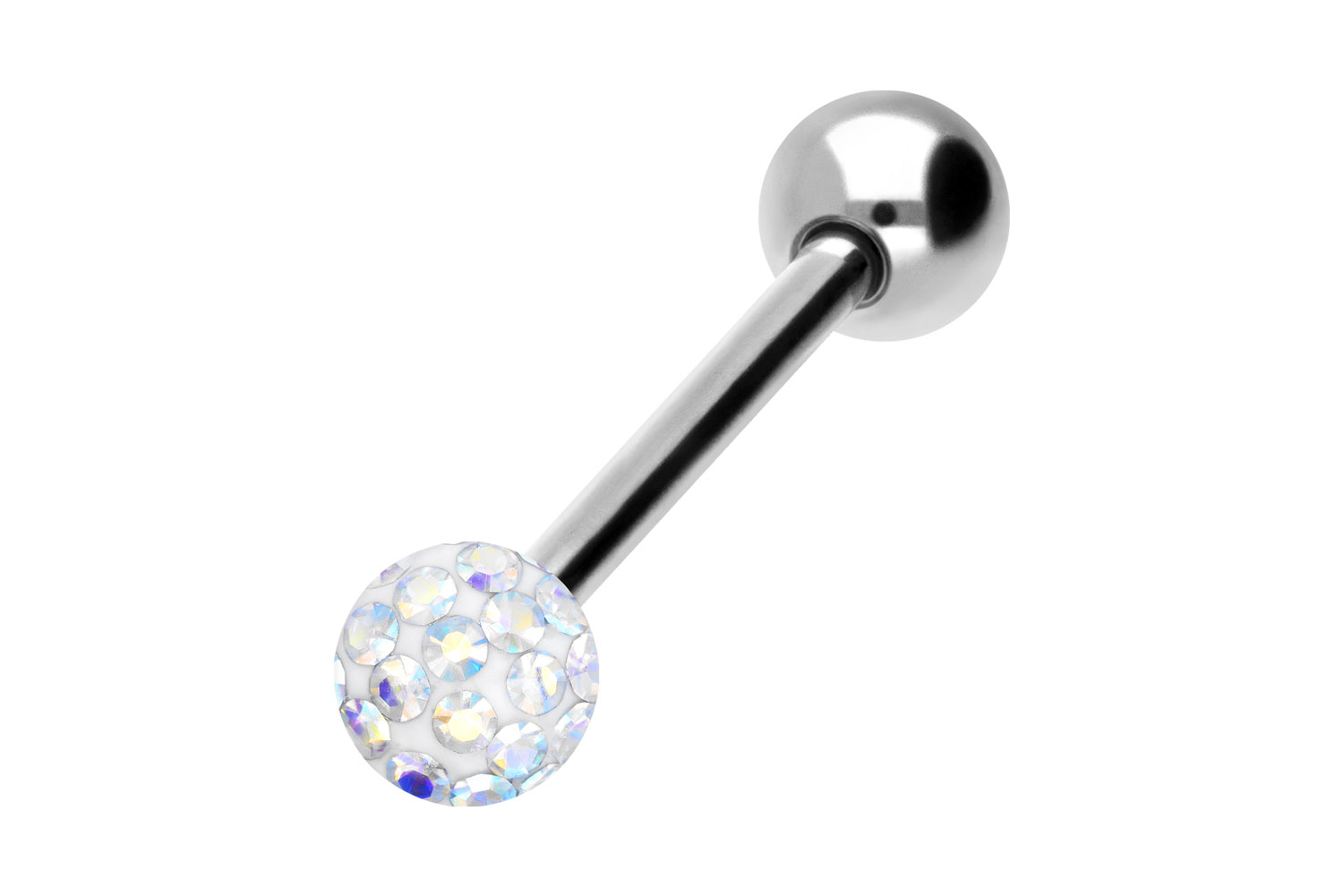 Chirurgenstahl Barbell Piercing EPOXY- + CHIRURGENSTAHL-KUGEL